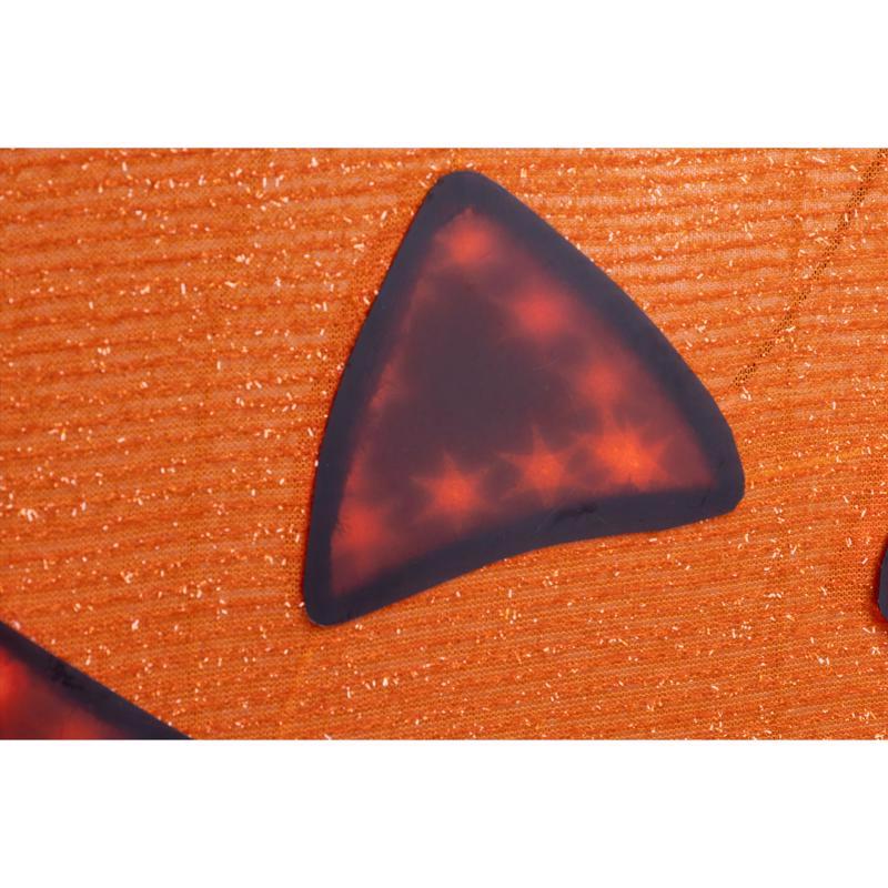 Celebrations Halloween Orange 27 in. Happy Face Lantern Halloween Decor