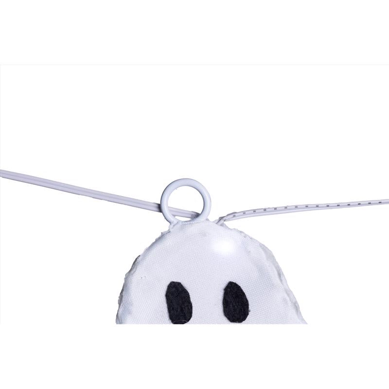 Celebrations Halloween White 16 in. LED 3 Ghost with stake Halloween Decor
