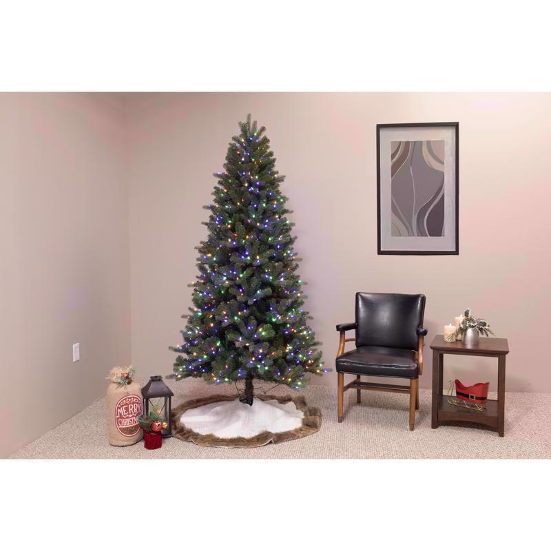 Holiday Bright Lights 7 ft. Full LED 650 ct Virginia Classic 1-2 Color Changing Christmas Tree