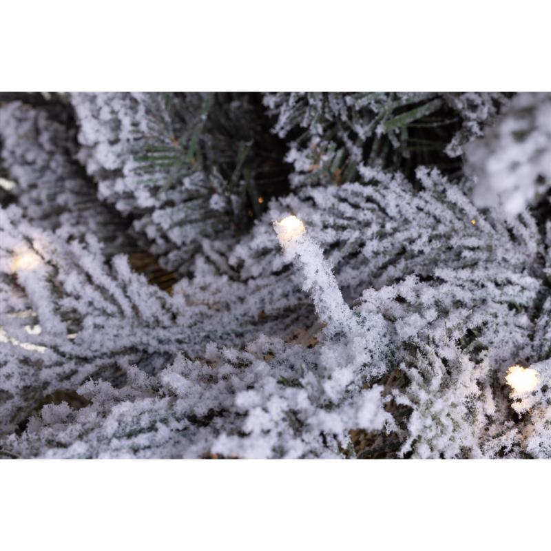 Holiday Bright Lights 7-1/2 ft. Slim LED 1250 ct Emerald Pine Sparkle Christmas Tree