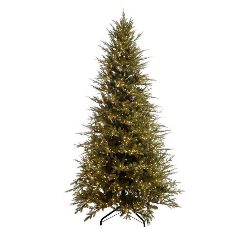 Holiday Bright Lights 9 ft. Full LED 3400 ct Emerald Pine Sparkle Christmas Tree