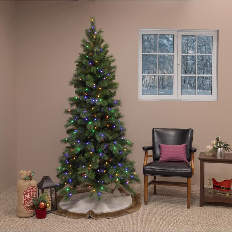 Holiday Bright Lights 9 ft. Slim LED 750 ct Arcadia Pine Classic Color Changing Christmas Tree