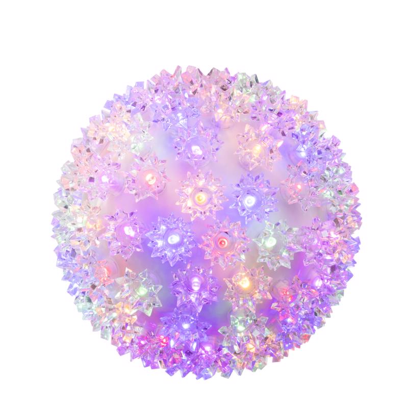 Celebrations LED Multi Starlight Sphere 6 in. Hanging Decor