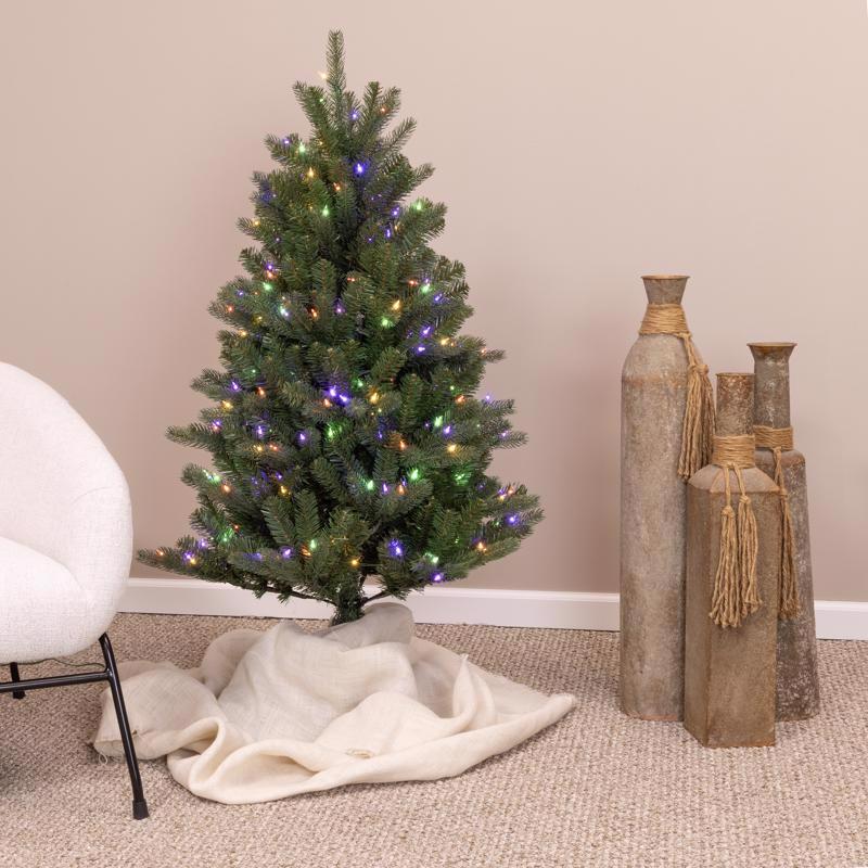 Holiday Bright Lights 4 ft. Full LED 250 ct Virginia Color Changing Christmas Tree