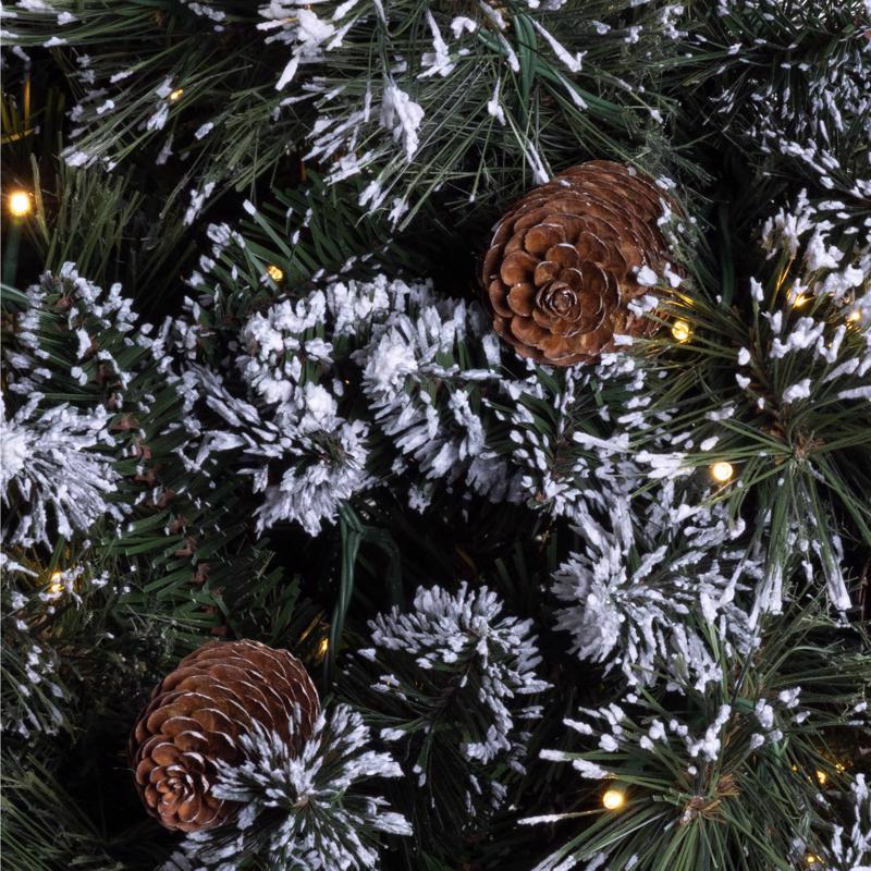 Holiday Bright Lights 9 ft. Full LED 2700 ct Tripoli Pine Sparkle Color Changing Christmas Tree