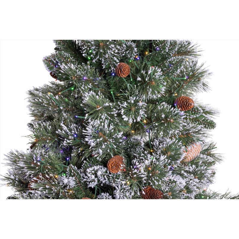 Holiday Bright Lights 9 ft. Full LED 2700 ct Tripoli Pine Sparkle Color Changing Christmas Tree