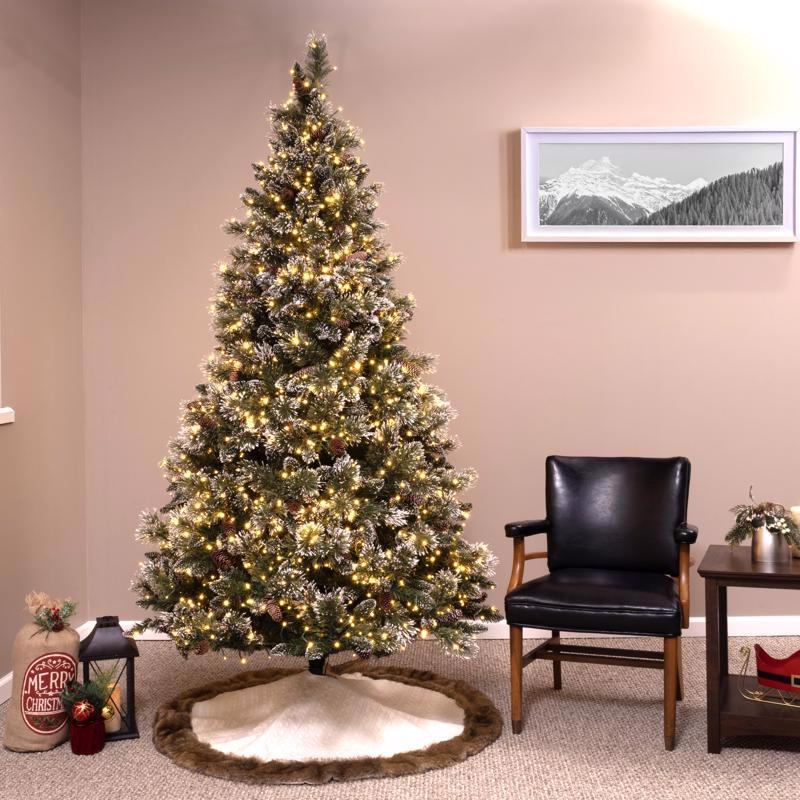 Holiday Bright Lights 9 ft. Full LED 2700 ct Tripoli Pine Sparkle Color Changing Christmas Tree