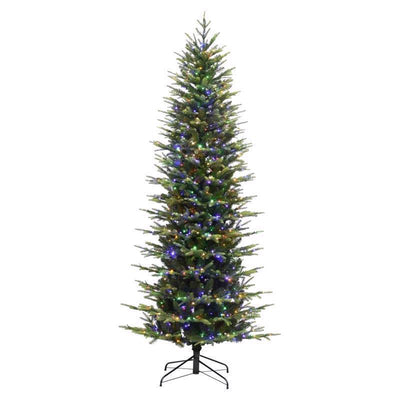 Holiday Bright Lights 6 ft. Pencil LED 1150 ct Emerald Pine Sparkle Christmas Tree