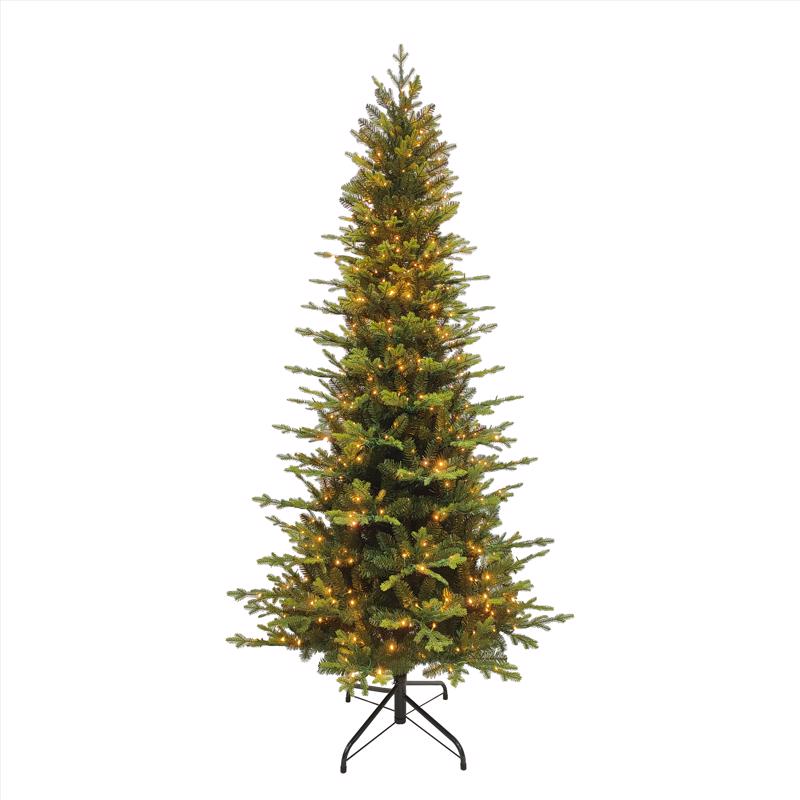 Holiday Bright Lights 9 ft. Slim LED 1832 ct Easton Spruce Color Changing Christmas Tree