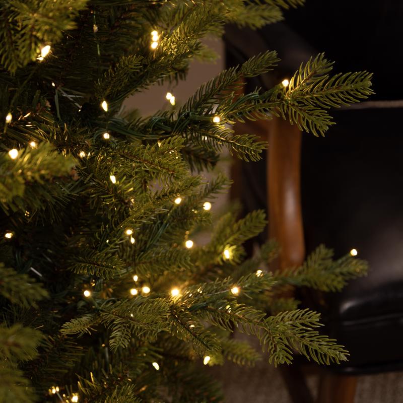 Holiday Bright Lights 9 ft. Slim LED 1832 ct Easton Spruce Color Changing Christmas Tree