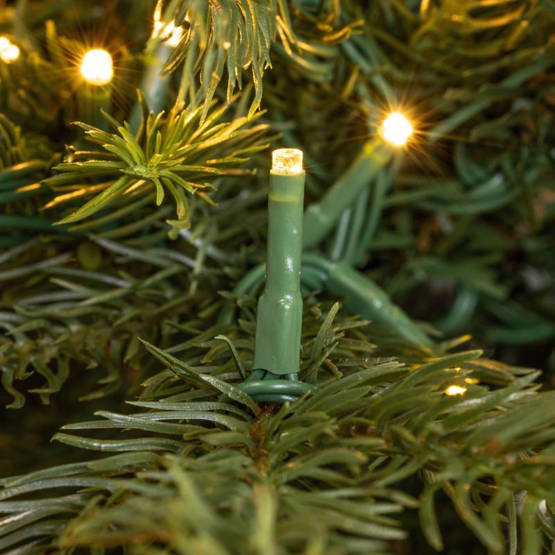 Holiday Bright Lights 12 ft. Slim LED 2900 ct Emerald Pine Sparkle Christmas Tree