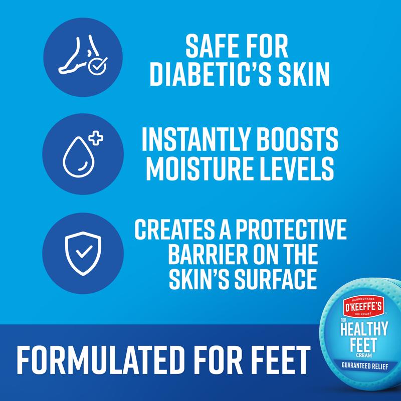O'Keeffe's Healthy Feet No Scent Foot Repair Cream 3.2 oz