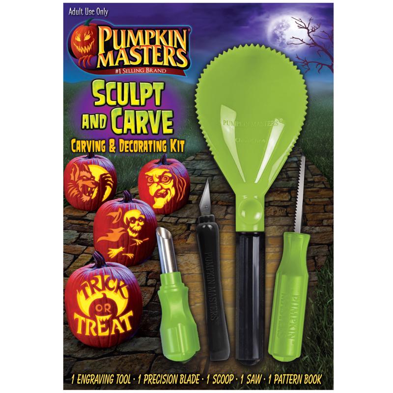 Pumpkin Masters Sculpt and Carve Carving & Decorating Kit