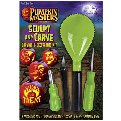 Pumpkin Masters Sculpt and Carve Carving & Decorating Kit