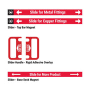 Standard Hardware Sign Kit Metal/Copper Slider