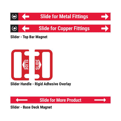 Standard Hardware Sign Kit Metal/Copper Slider