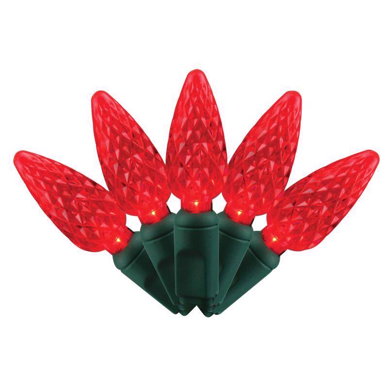 Celebrations LED Red String Christmas Light Bulbs