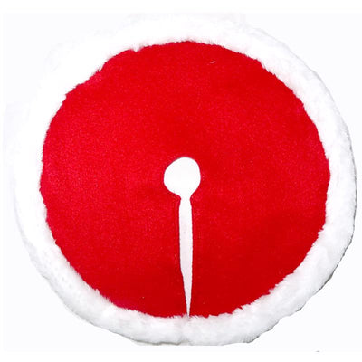 Celebrations Red/White Traditional Tree Skirt 12 in.