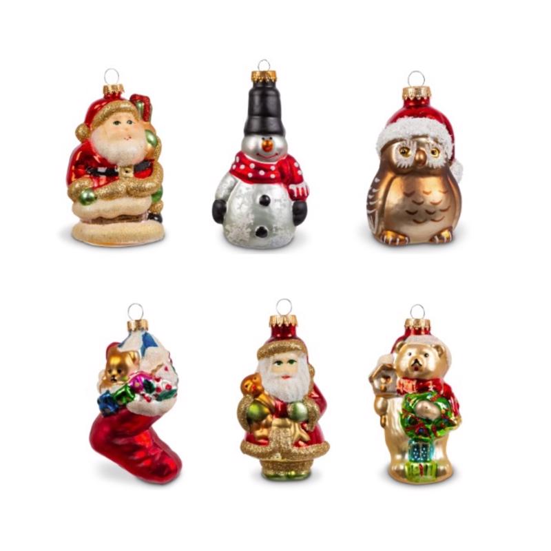 Krebs Multicolored Christmas Figurine