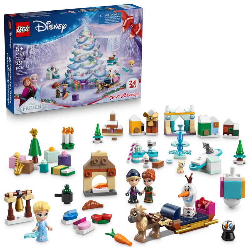 LEGO Disney 2025 Advent Calendar Building Set Multi 231 pc