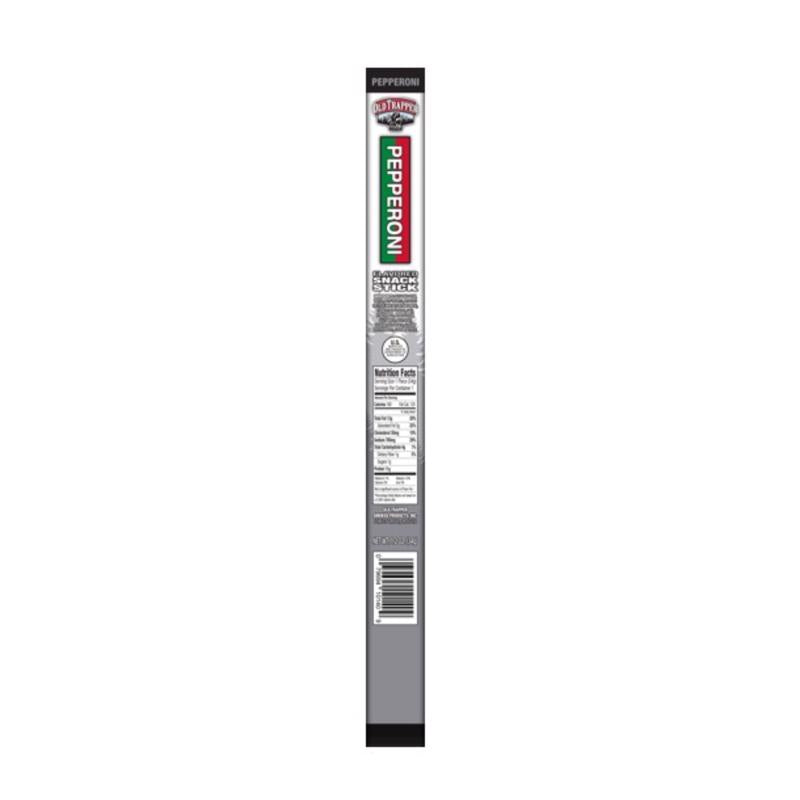 Old Trapper Pepperoni Snack Stick 1.2 oz Shrink Wrapped