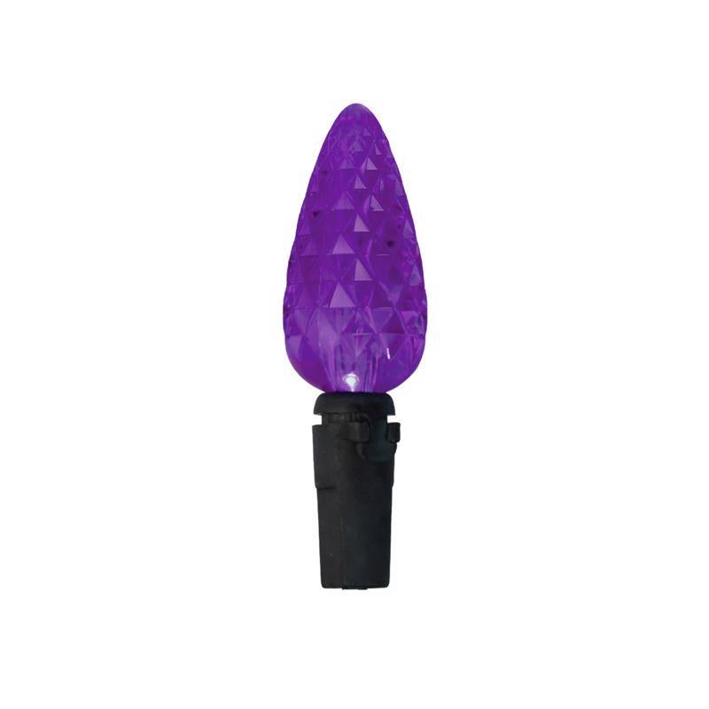 Celebrations Halloween Purple 100 ct LED Anti Flicker String Lights