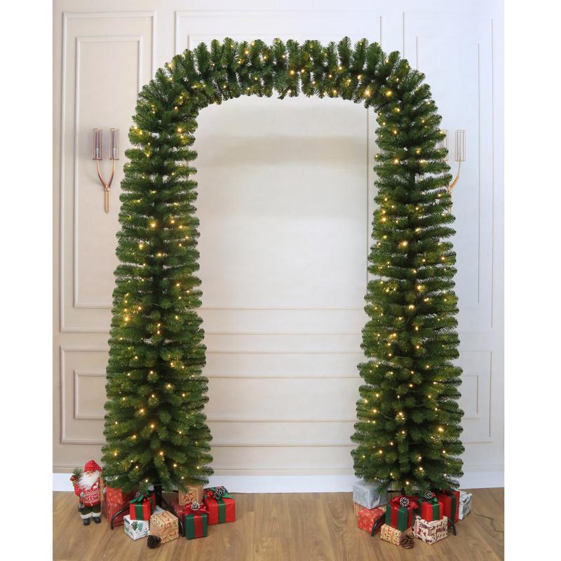 Celebrations 8 ft. Full LED 420 ct Arch Color Changing Christmas Tree