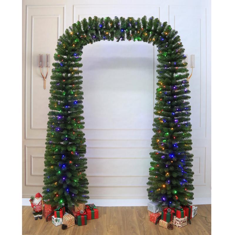 Celebrations 8 ft. Full LED 420 ct Arch Color Changing Christmas Tree