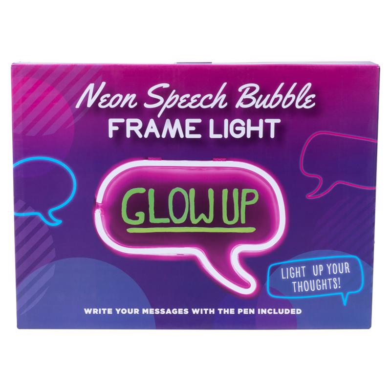 Fizz Light Up Neon Effect Message Frame