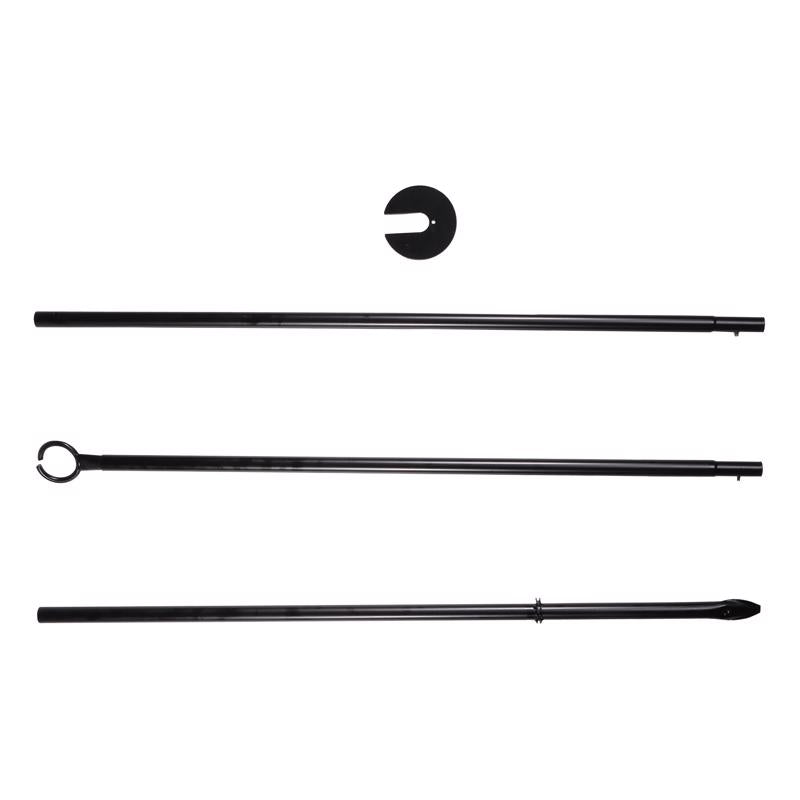 Belle Luci LED Patio Light Pole String Light Hanging Kit 108 in.