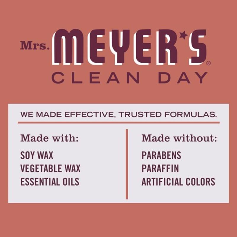 Mrs. Meyer's Clean Day White Fall Leaves Scent Candle 7.2 oz