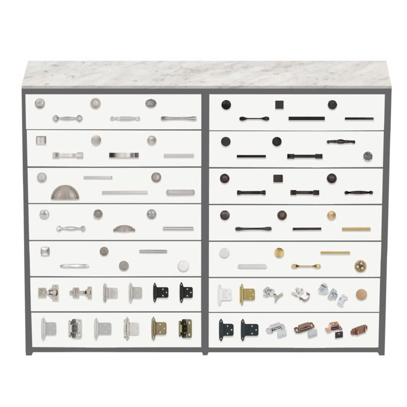 White 4FT Cabinet Display Wood