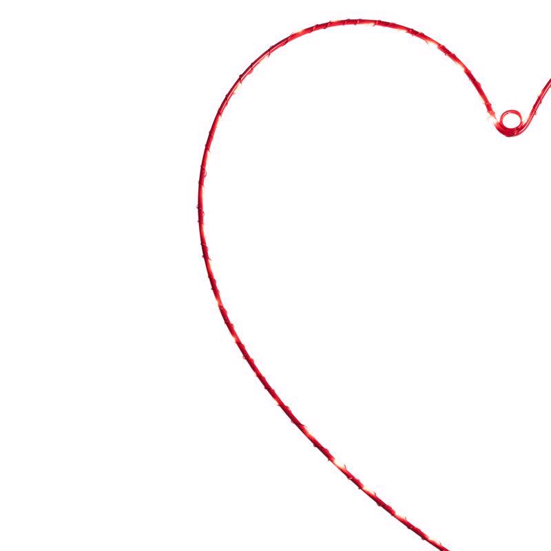 Celebrations Heart Silhouette Window Decor Metal