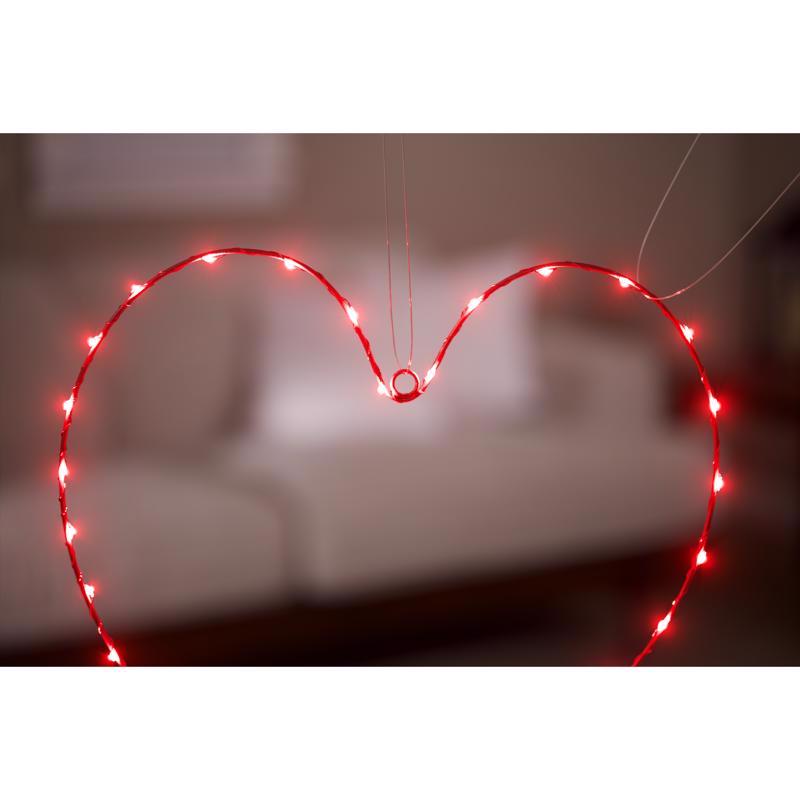 Celebrations Heart Silhouette Window Decor Metal