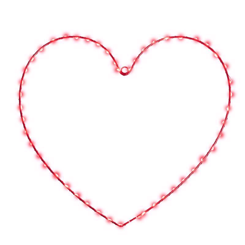 Celebrations Heart Silhouette Window Decor Metal