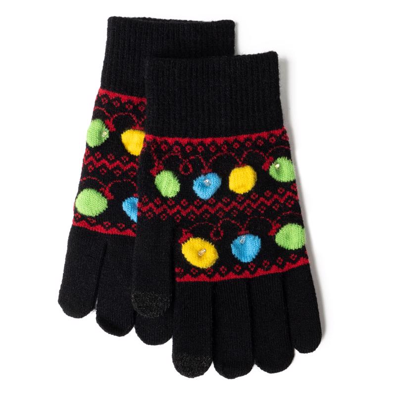 Lotsa Lights Light Up Holiday Christmas Gloves