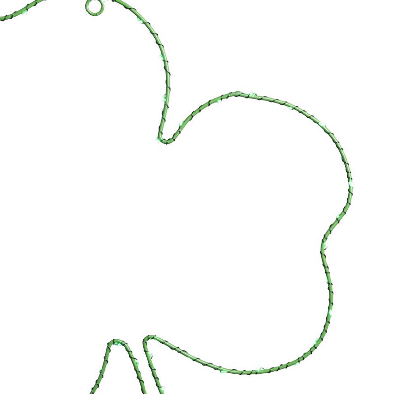 Celebrations Shamrock Silhouette Window Decor Metal