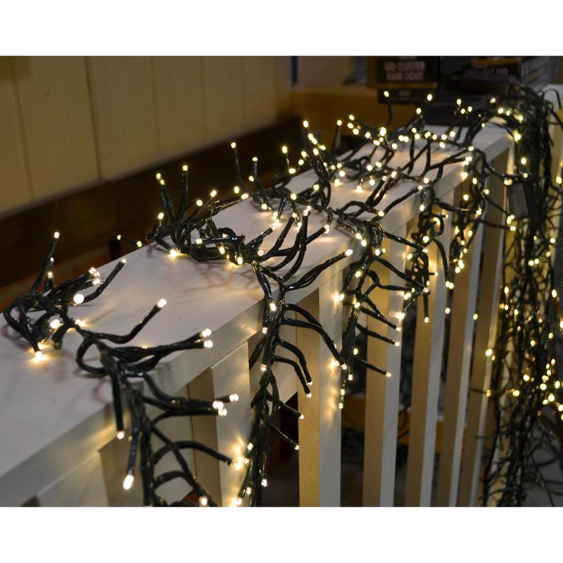 Celebrations LED Rice Cluster Multicolored/Warm White 200 ct Christmas Lights 7 ft.