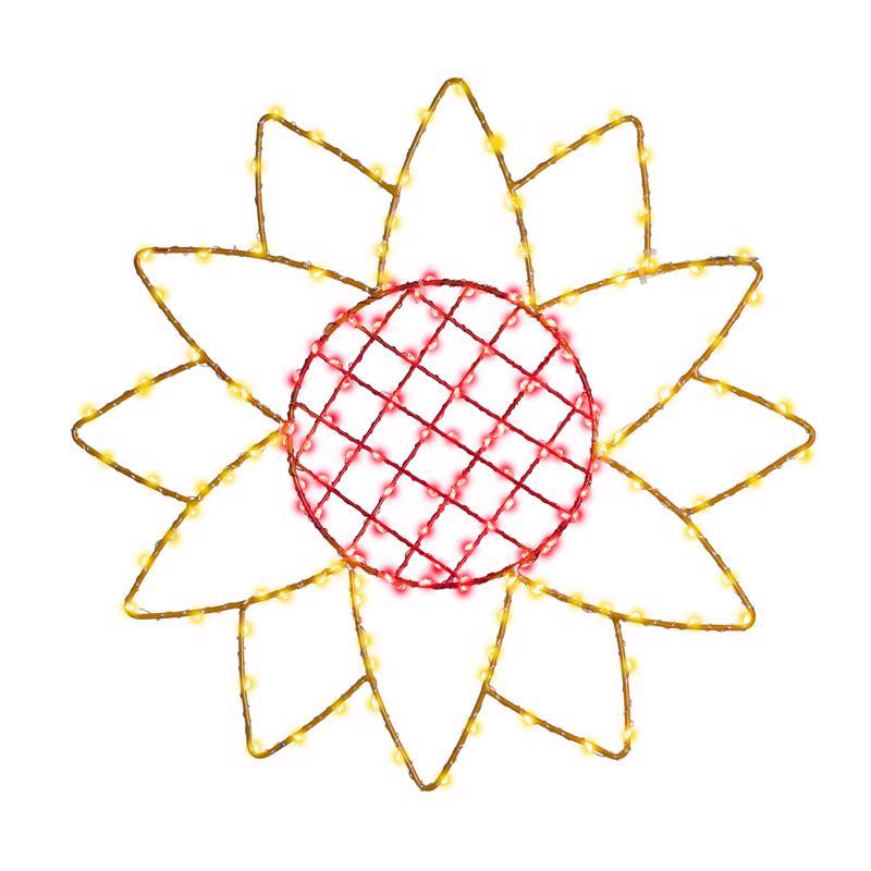 Celebrations Sunflower Silhouette Window Decor Metal