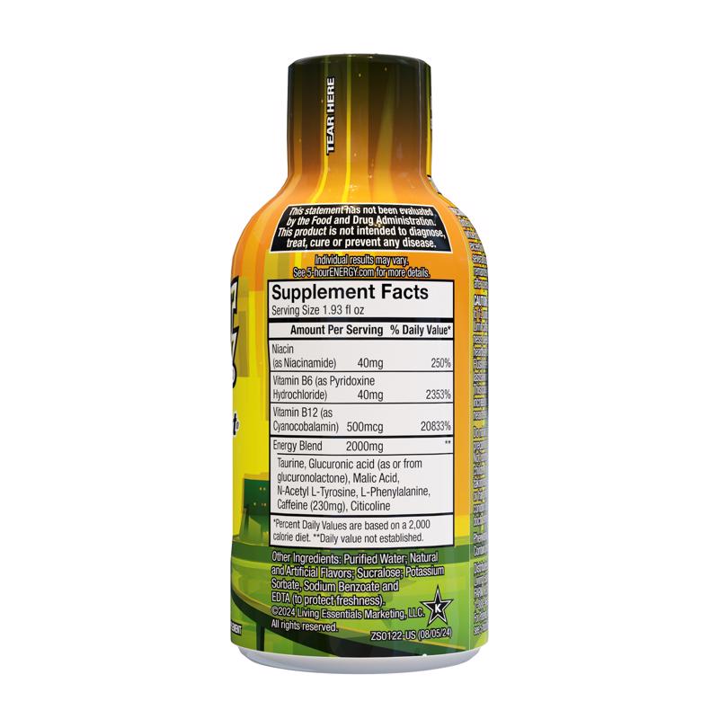 5-hour Energy Ultimate Citrus Sugar Free Citrus Lime Energy Shot 1.93 fl. oz.