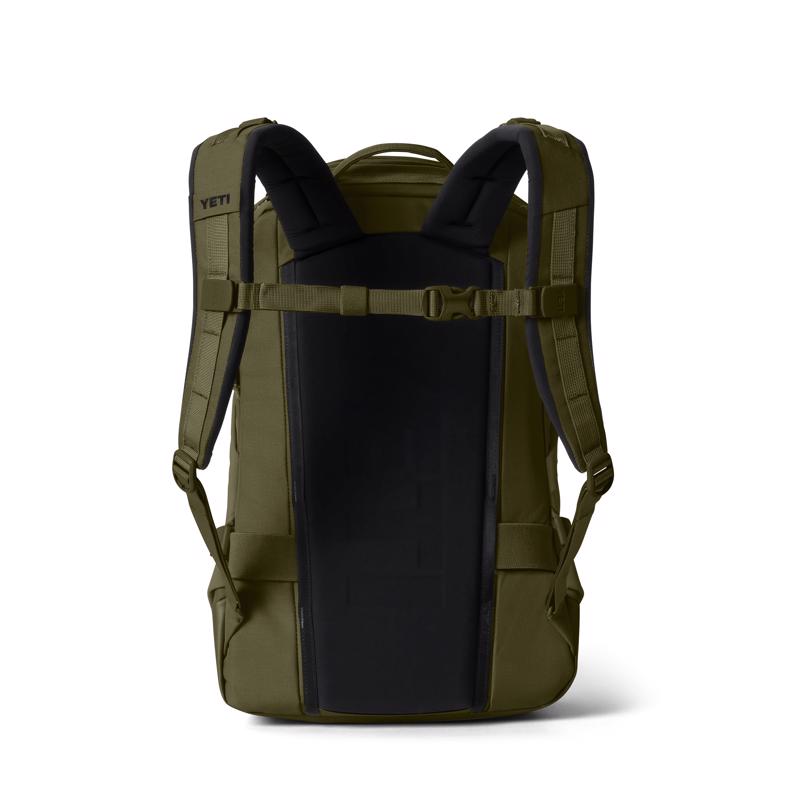 YETI Ranchero Olive Backpack 18.25 in. H X 11 in. W