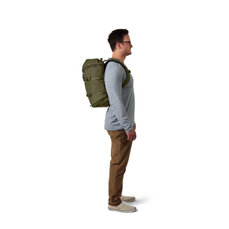YETI Ranchero Olive Backpack 18.25 in. H X 11 in. W