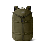 YETI Ranchero 27L Olive Backpack 19 in. H X 11.5 in. W