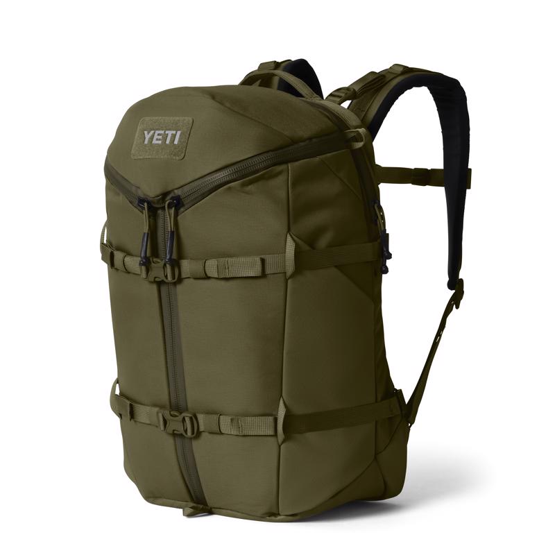 YETI Ranchero 27L Olive Backpack 19 in. H X 11.5 in. W