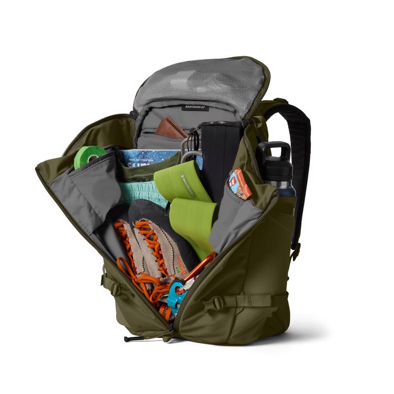 YETI Ranchero 27L Olive Backpack 19 in. H X 11.5 in. W