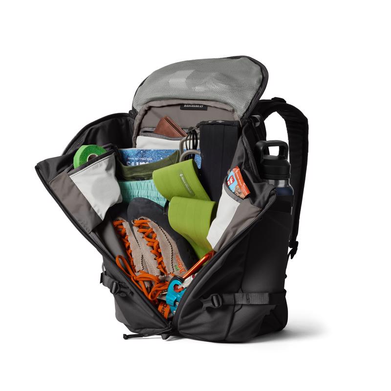 YETI Ranchero Black Backpack 19 in. H X 11.5 in. W