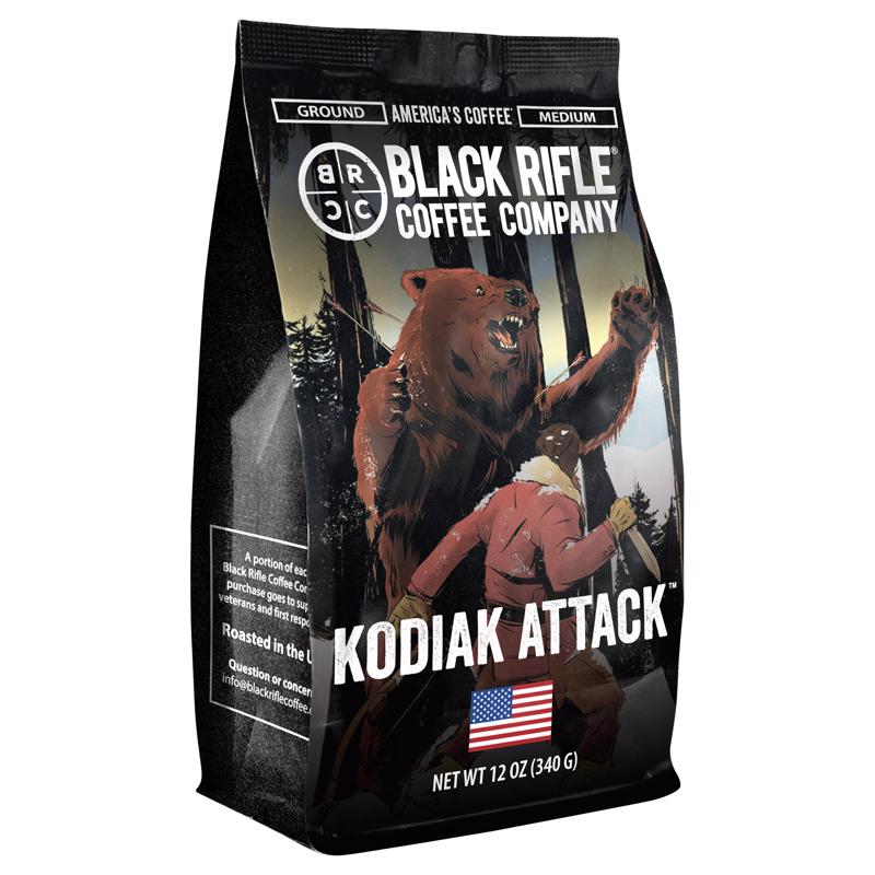Black Rifle Coffee Company Kodiak Attack Ground Coffee