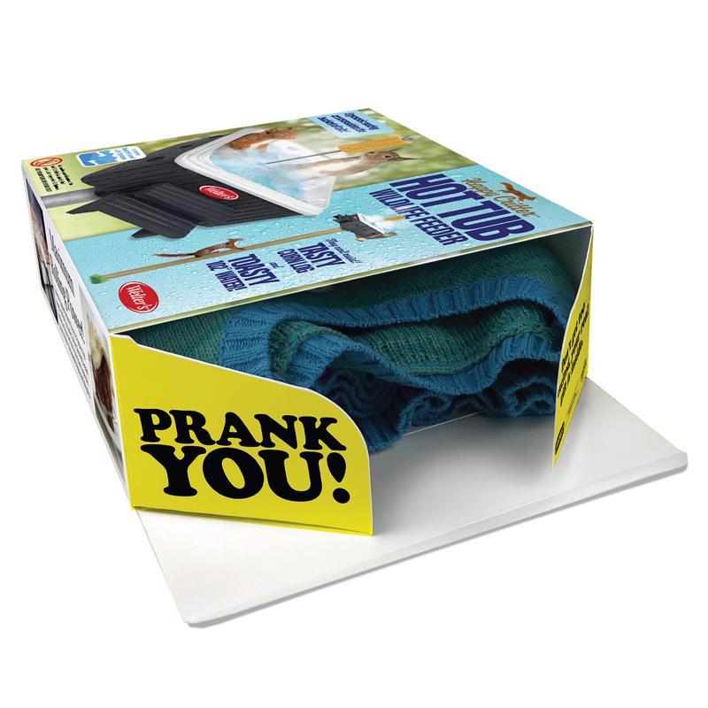 Prank-O Squirrel Hot Tub Prank Gift Box Paper
