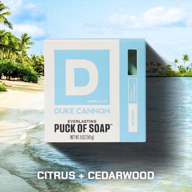 Duke Cannon Midway Citrus + Cedarwood Scent Bar Soap 5 oz