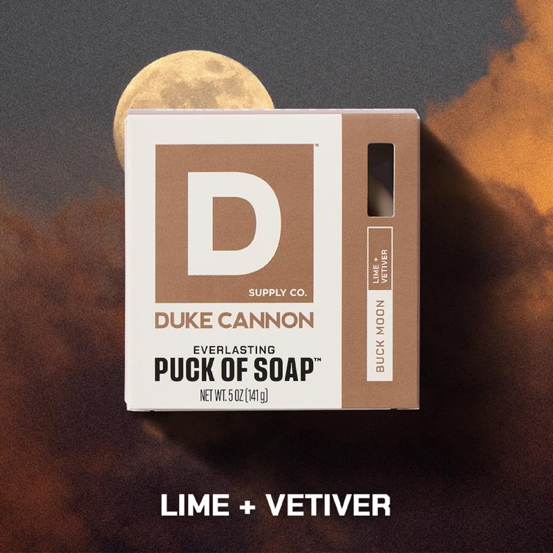 Duke Cannon Buck Moon Lime  + Vetiver Scent Bar Soap 5 oz